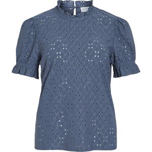 Vikawa S/S Flounce Top - Noos, vintage indigo, XXL