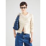VILA - VIEILEEN - Gebreid Vest - Ecru
