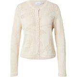 VILA - VIEILEEN - Gebreid Vest - Ecru
