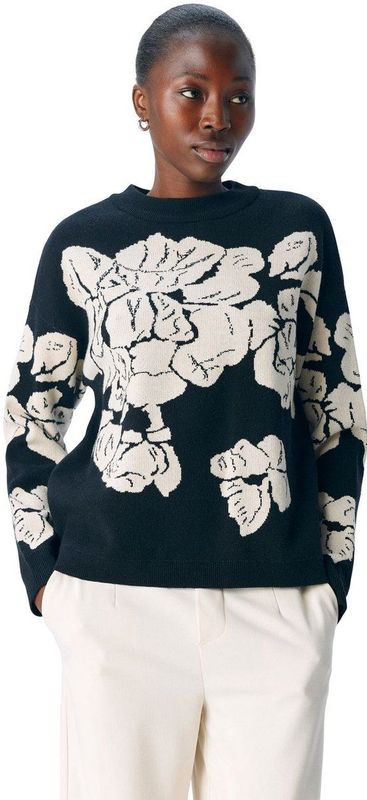 Object - Objray Lo Knit Pullover - Zwart - Truien & Vesten - Dames