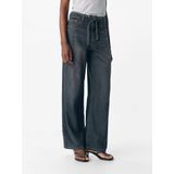 Object - Objrosie Mw Wide Jeans - Medium Grey Denim - Dames