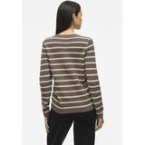 Gebreide Top - O-hals - Lange Mouwen - 100% Biologisch Katoen