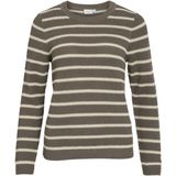 Gebreide Top - O-hals - Lange Mouwen - 100% Biologisch Katoen