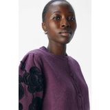 Object - Objjane 2/4 RE Knit - Gebreide Cardigan - Rood - Dames