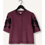 Object - Objjane 2/4 RE Knit - Gebreide Cardigan - Rood - Dames