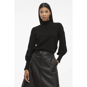 VILA - VIKERRY - Gebreide Trui - Zwart