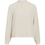 VILA - Blouse 'VI' - Ivoor - Wijde Blouse - Lange Mouw
