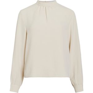 VILA - Blouse 'VI' - Ivoor - Wijde Blouse - Lange Mouw