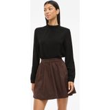 VILA - Blouse - Zwart - Wijde Blouse - Lange Mouw