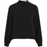 VILA - Blouse - Zwart - Wijde Blouse - Lange Mouw
