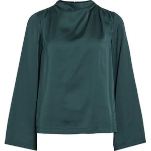 Vila - Vilutto High Neck Top - Blouse - Ponderosa Pine - Dames