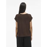 VILA - VIEllette - Blouseshirt - Bruin - Gerecycled Materiaal