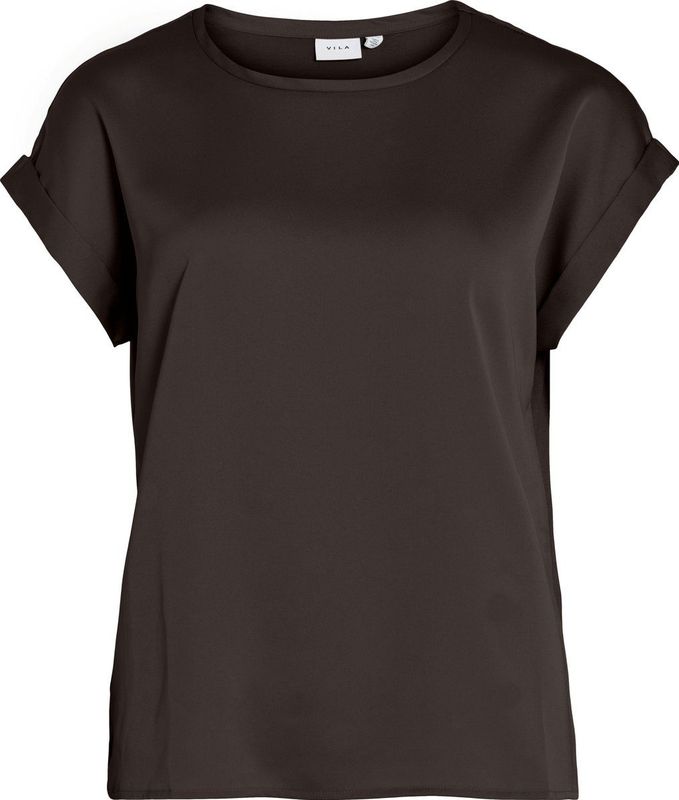 VILA - VIEllette - Blouseshirt - Bruin - Gerecycled Materiaal