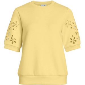 VILA - VISIF - Sweater - Geel - Dames - Korte Mouwen
