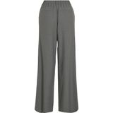 VILA - VIVarone - Broek - Grijs Gemêleerd - Wide Leg - High Waist