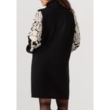 Object - Objray L/S Knit Rollneck Dress - Zwart - Dames - Gebreide Rolkraag Jurk