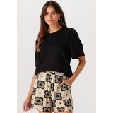 OBJECT - OBJDORINA S/S RE TOP - T-shirt - Zwart - Gerecycled Polyester