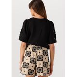 OBJECT - OBJDORINA S/S RE TOP - T-shirt - Zwart - Gerecycled Polyester