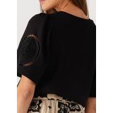 OBJECT - OBJDORINA S/S RE TOP - T-shirt - Zwart - Gerecycled Polyester