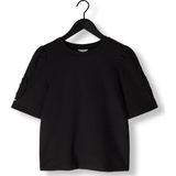 OBJECT - OBJDORINA S/S RE TOP - T-shirt - Zwart - Gerecycled Polyester