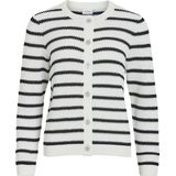 Vila - Vidalo O-neck Knit Cardigan - Wit - Dames