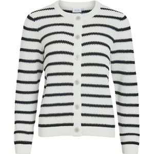 Vila - Vidalo O-neck Knit Cardigan - Wit - Dames
