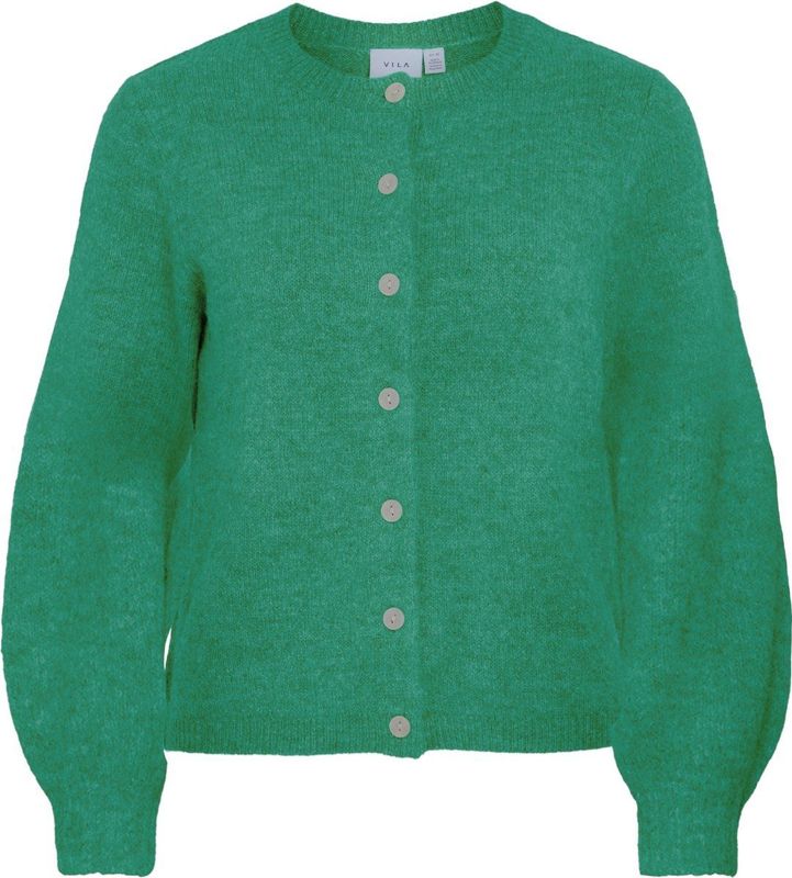 VILA vest groen gebreid