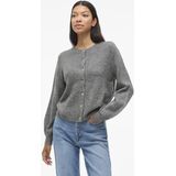 Vila - Vest Vigladys - Medium Grijs Gemêleerd - Cardigan
