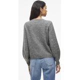 Vila - Vest Vigladys - Medium Grijs Gemêleerd - Cardigan