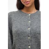 Vila - Vest Vigladys - Medium Grijs Gemêleerd - Cardigan