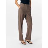 Object - Objlisa Mw Straight Pant Noos - Broek - Morel - Dames