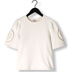 Object - Objdorina S/S RE TOP E SS Fair 25 - Shirt - Beige - Korte Mouwen