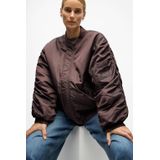 OBJECT - Tussenjas - Donkerbruin - Bomberjack - Licht Gevoerd
