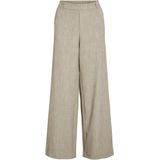 Pantalons - Hoge Taille - Wijde Pijpen - 66% Gerecycled Polyester - Zwart