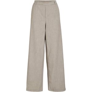 Pantalons - Hoge Taille - Wijde Pijpen - 66% Gerecycled Polyester - Zwart