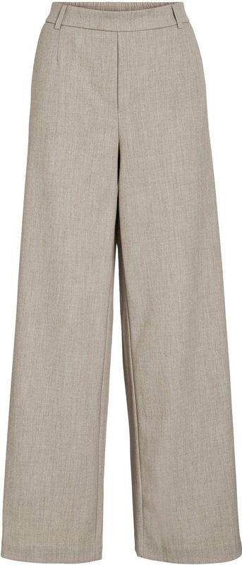 Pantalons - Hoge Taille - Wijde Pijpen - 66% Gerecycled Polyester - Zwart