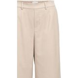 OBJECT - OBJLisa - Harembroek - Beige/Wit - Wide Leg - High Waist