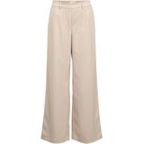 OBJECT - OBJLisa - Harembroek - Beige/Wit - Wide Leg - High Waist