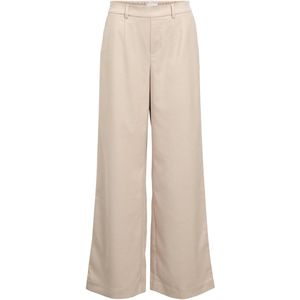 OBJECT - OBJLisa - Harembroek - Beige/Wit - Wide Leg - High Waist