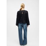 OBJECT - Blouse 'OBJLUCIE' - Zwart - Blouseshirt