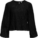 OBJECT - Blouse 'OBJLUCIE' - Zwart - Blouseshirt
