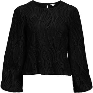 OBJECT - Blouse 'OBJLUCIE' - Zwart - Blouseshirt