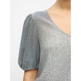 OBJECT - OBJFILIPA - Top - Zilver - Driekwart Mouwen - V-hals