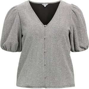 OBJECT - OBJFILIPA - Top - Zilver - Driekwart Mouwen - V-hals