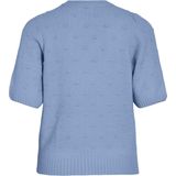 VILA - VISOFIE 2/4 KNIT #6 - Gebreide Trui - Blauw