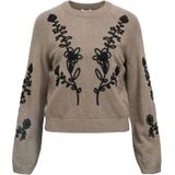 Object - OBJLANEY RUBIN LS PULLOVER NOOS - Hoodie - Taupe