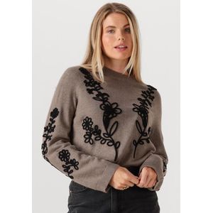 Object - OBJLANEY RUBIN LS PULLOVER NOOS - Hoodie - Taupe