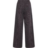 VILA - VICHIA - Jeans - Donkerpaars - High Waist Wide Leg