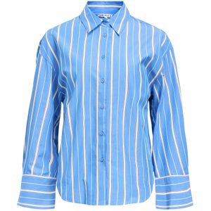 OBJECT - OBJKIMBERLY - Blouse - Nachtblauw - Gestreept