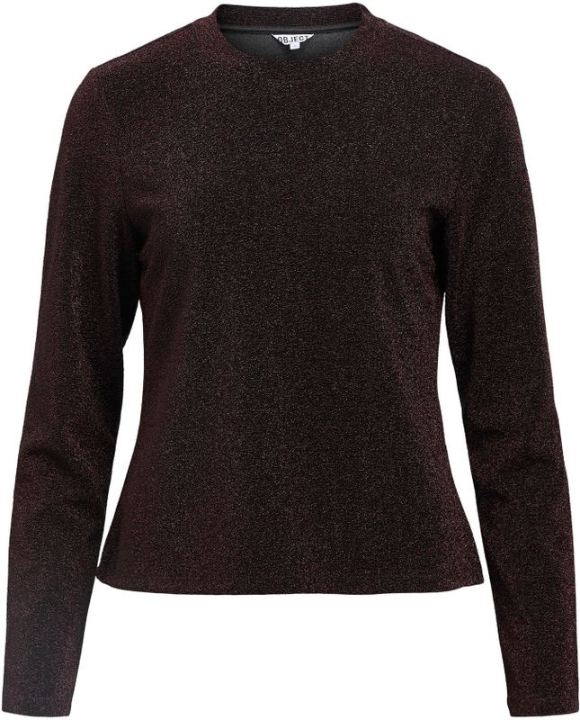 Object - OBJFILIPA L/S LO TOP 141 DIV - Longsleeve - Zwart